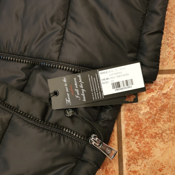 Greyson Black Puffer Vest Xs - Picture 3 of 12